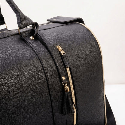 Charcoal bag side view
