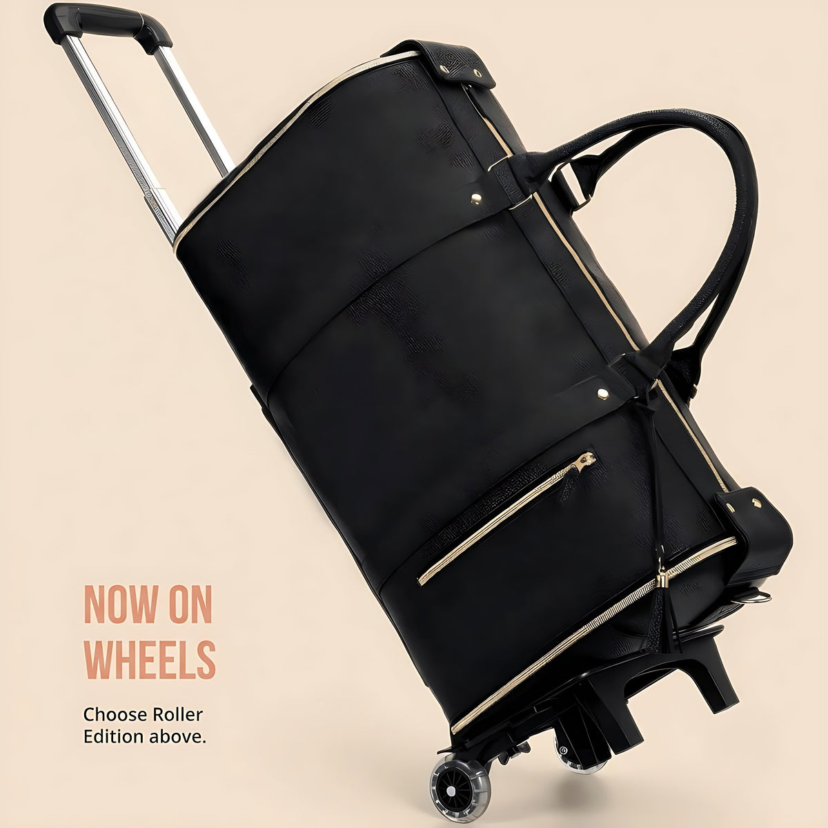Luhxe Travel Bag 2.0 Roller Edition in Charcoal